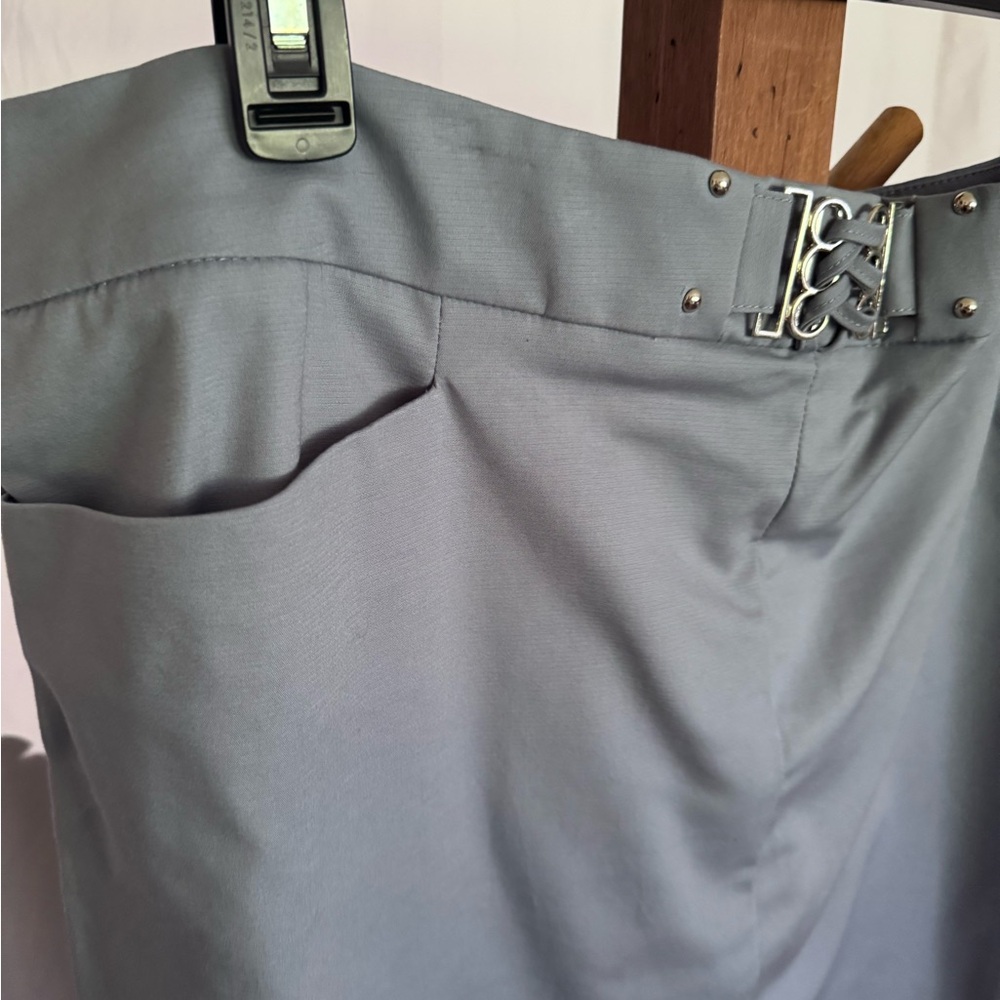 Ellen Tracy Light Blue Pencil Skirt - Picture 2 of 5